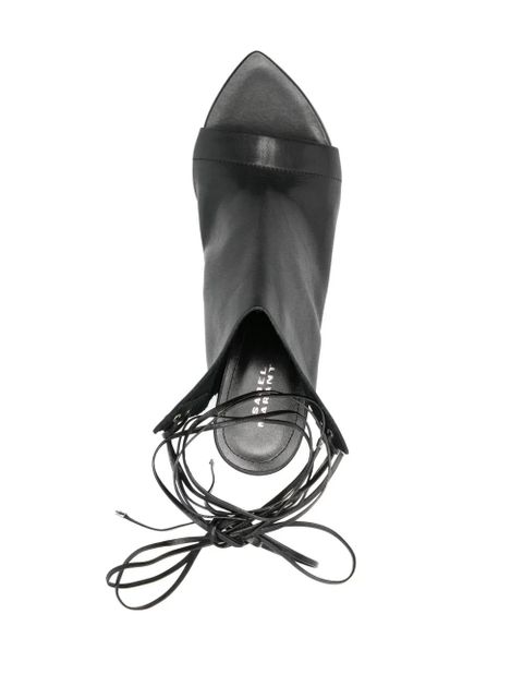 ISABEL MARANT Dulsy 90mm leather sandals - Black