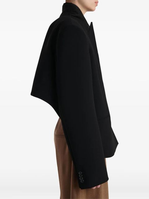 KHAITE notched lapel single-button jacket - Black - zdjęcie produktu nr 2