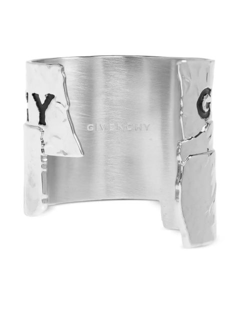 Givenchy Tape engraved cuff bracelet - Silver - zdjęcie produktu nr 2