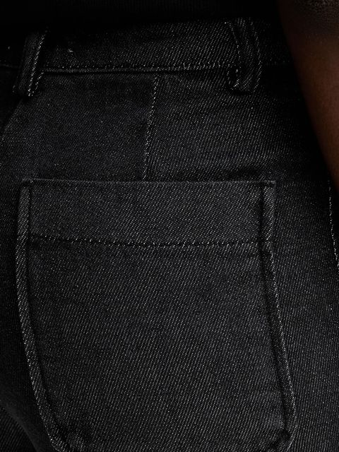 Sessun spodnie damskie kolor szary szerokie high waist 23107000