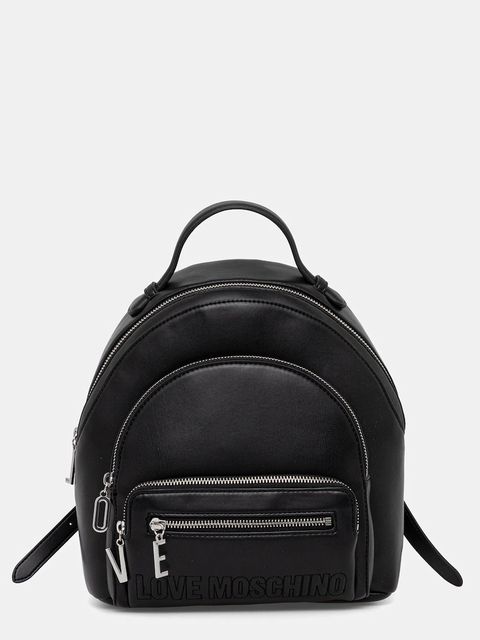 Love Moschino plecak damski kolor czarny mały gładki JC4344PP0NKA000B - zdjęcie produktu nr 1