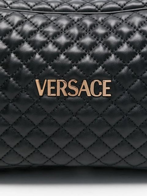 Versace quilted leather tote bag - Black