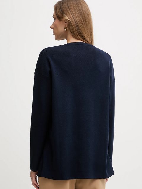 United Colors of Benetton sweter damski kolor granatowy 17Q3D10F9