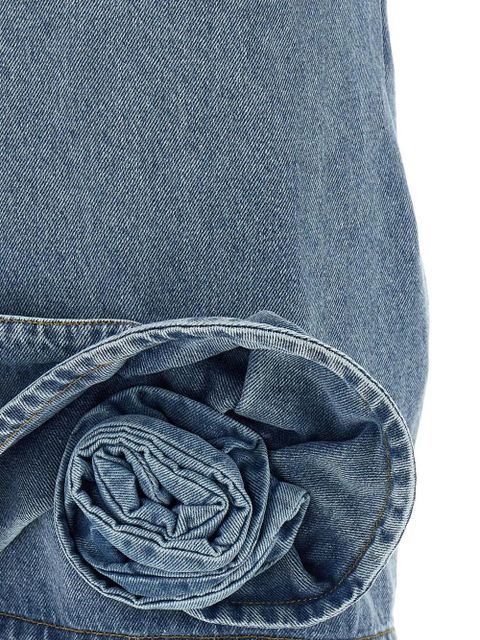 Magda Butrym Denim flower mini dress - Blue - zdjęcie produktu nr 2