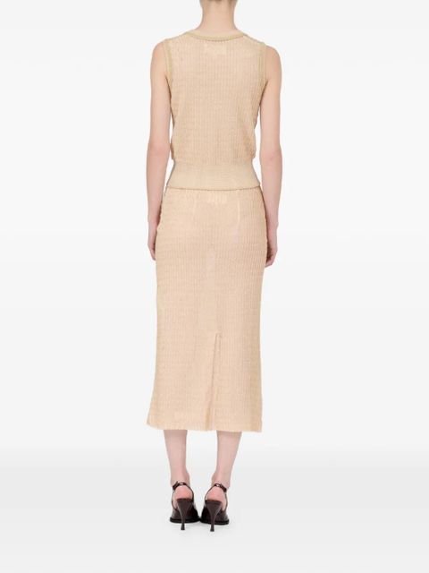 Maison Margiela polo-collar vest - Neutrals