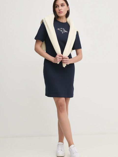 Tommy Hilfiger sukienka bawełniana - zdjęcie produktu nr 1
