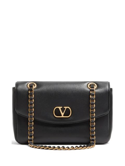 Valentino Garavani Djuna medium chain bag in nappa leather - Black - zdjęcie produktu nr 1