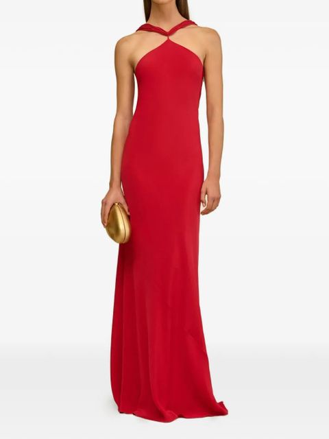 Cult Gaia Phoebe halterneck maxi dress - Red - zdjęcie produktu nr 1