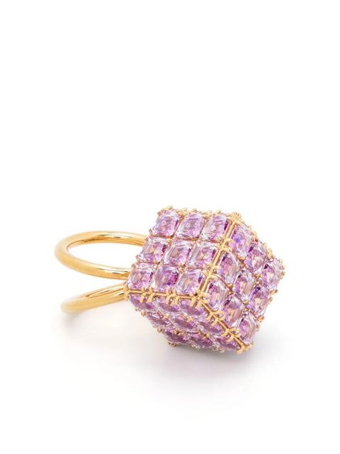 Swarovski Curiosa cocktail ring - Purple - zdjęcie produktu nr 1