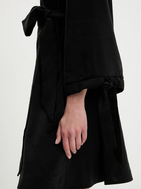 Answear.LAB sukienka kolor czarny mini rozkloszowana