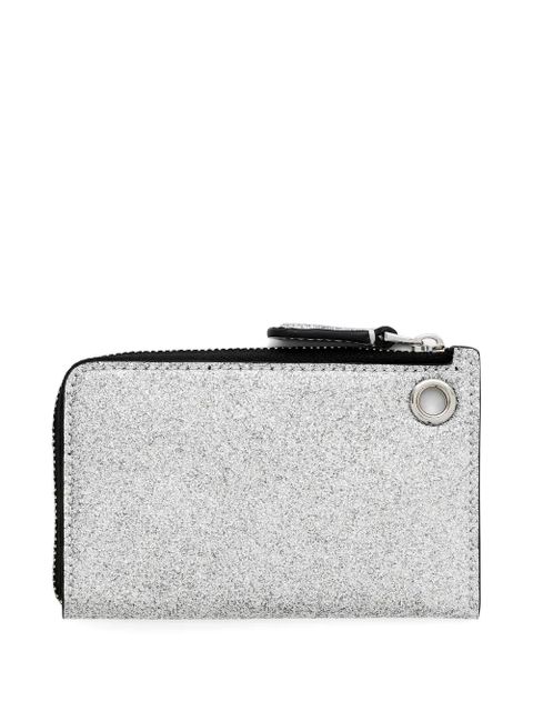 Marc Jacobs The Coated Glitter leather wallet - Silver - zdjęcie produktu nr 2