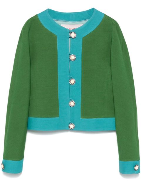 Valentino Garavani colourblock jacket - Green - zdjęcie produktu nr 1