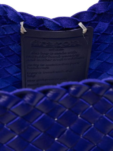 DRAGON DIFFUSION Santa Croce woven tote bag - Purple