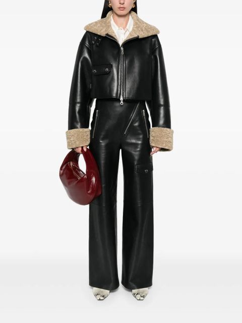 Nanushka cropped jacket - Black