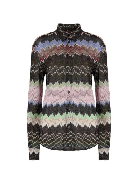 Missoni snake-pattern shirt - Brown - zdjęcie produktu nr 1