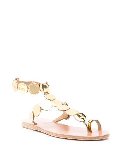 Ancient Greek Sandals Asteras flat leather sandals - Gold - zdjęcie produktu nr 2