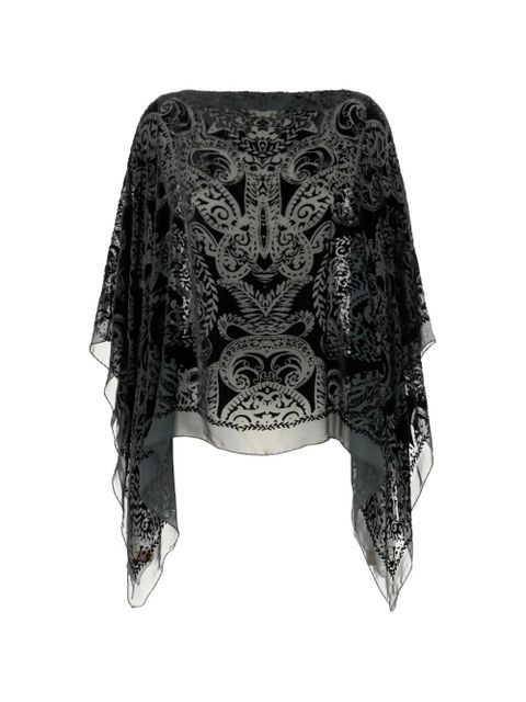 ETRO patterned silk blouse - Black - zdjęcie produktu nr 1