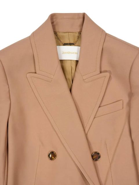 ZIMMERMANN double-breasted wool blazer - Neutrals - zdjęcie produktu nr 2