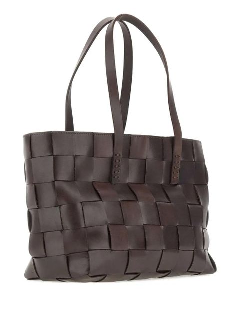 DRAGON DIFFUSION Japan leather tote bag - Brown