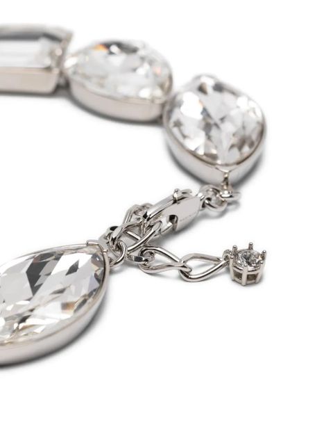 Alexander McQueen crystals cocktail chocker necklace - Silver