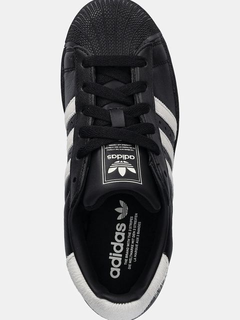 adidas Originals sneakersy skórzane Superstar II damskie kolor czarny KI3574