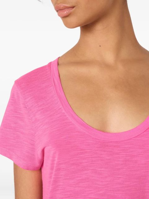 American Vintage Jacksonville scoop-neck T-shirt - Pink