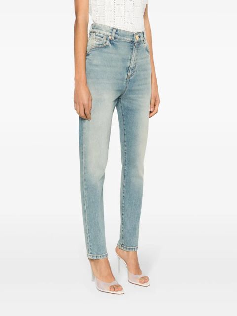 Balmain mid-rise skinny jeans - Blue