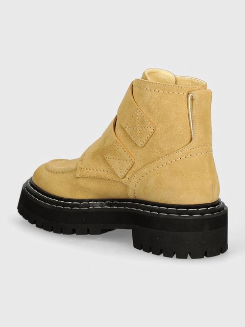 Proenza Schouler botki zamszowe Lug Sole