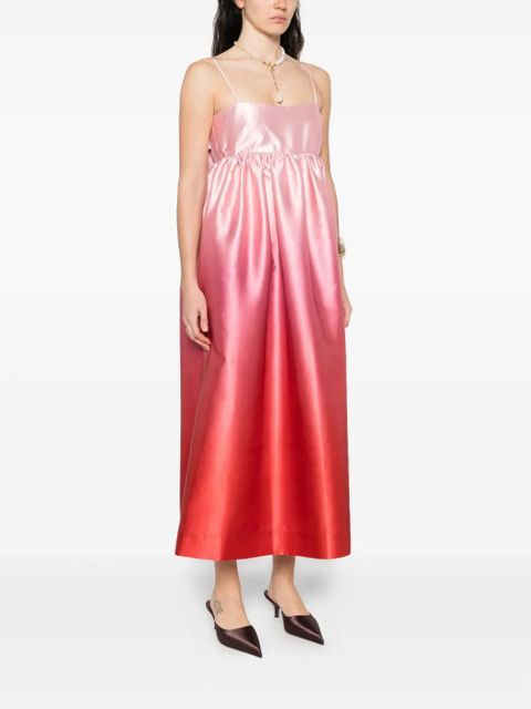 ALEMAIS Inez ombré midi dress - Pink