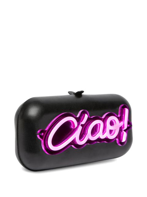 Moschino embellished clutch bag - Black