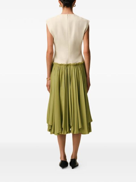AMI Paris sleeveless midi dress - Green