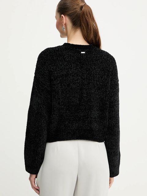 Armani Exchange sweter damski kolor czarny ciepły XW000782 AF16685 - zdjęcie produktu nr 2