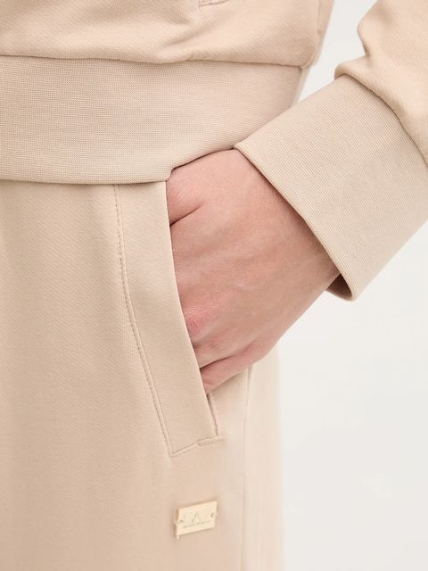 EA7 Emporio Armani dres damski kolor beżowy AF13135.7W000463