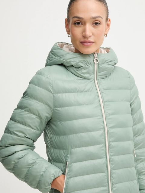 Geox kurtka dwustronna SPHERICA kolor beżowy przejściowa W5628A TC191