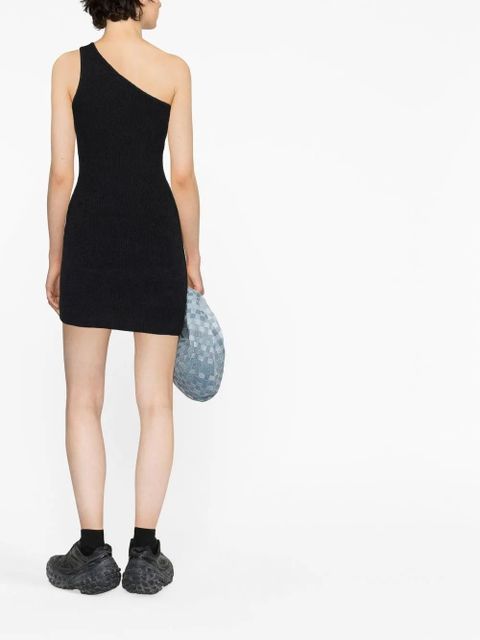 WARDROBE.NYC x Hailey Bieber one-shoulder dress - Black