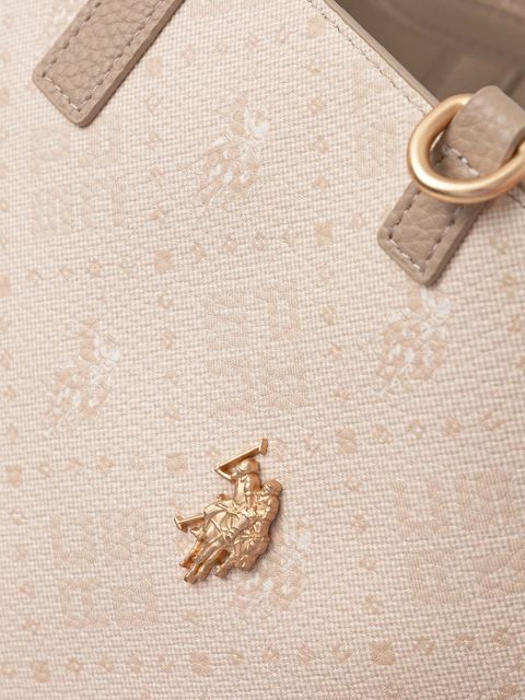 U.S. Polo Assn. torebka dwustronna Malibu kolor beżowy BEUM08706WVP