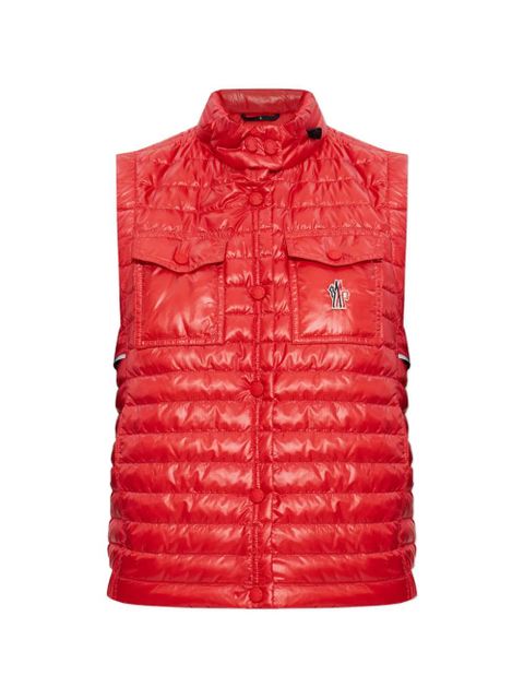 Moncler Grenoble Day-Namic gilet - Red - zdjęcie produktu nr 1