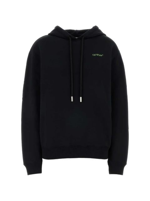 Off-White logo-detail hoodie - Black - zdjęcie produktu nr 1