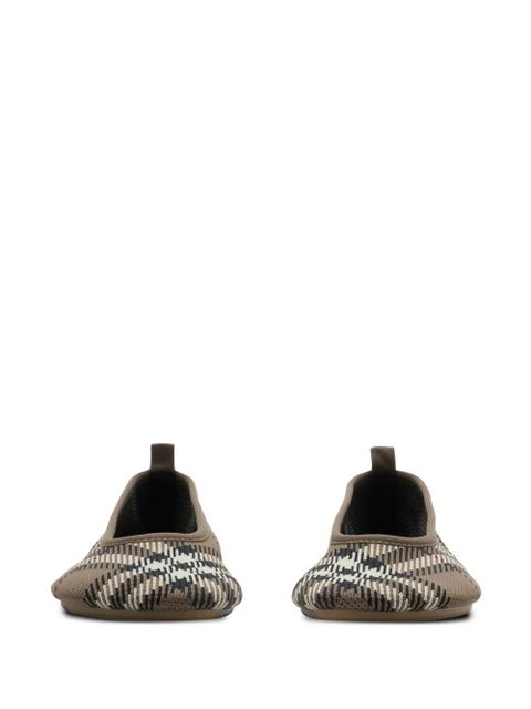 Burberry Check Knit Baby ballet flats - Brown - zdjęcie produktu nr 2