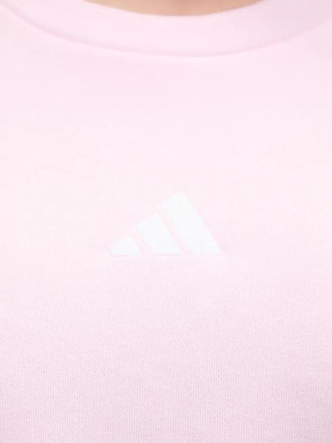 adidas bluza Essentials damska kolor różowy z aplikacją JD5294