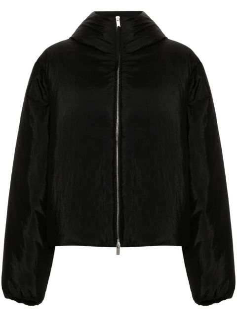 Jil Sander hooded puffer jacket - Black - zdjęcie produktu nr 1