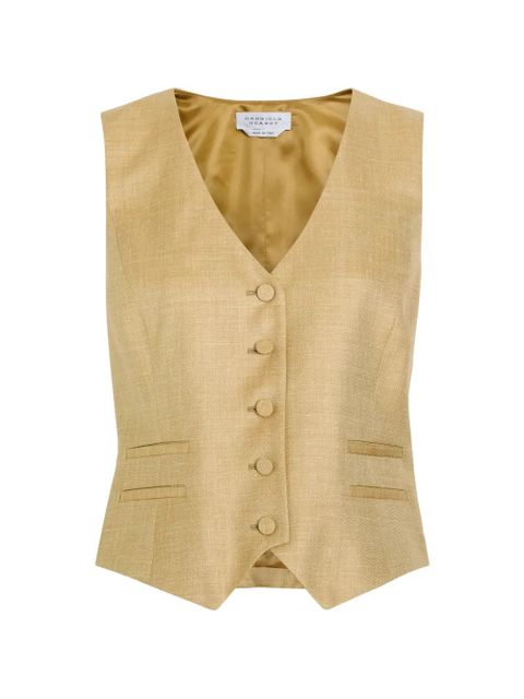 Gabriela Hearst V-neck waistcoat - Neutrals - zdjęcie produktu nr 1