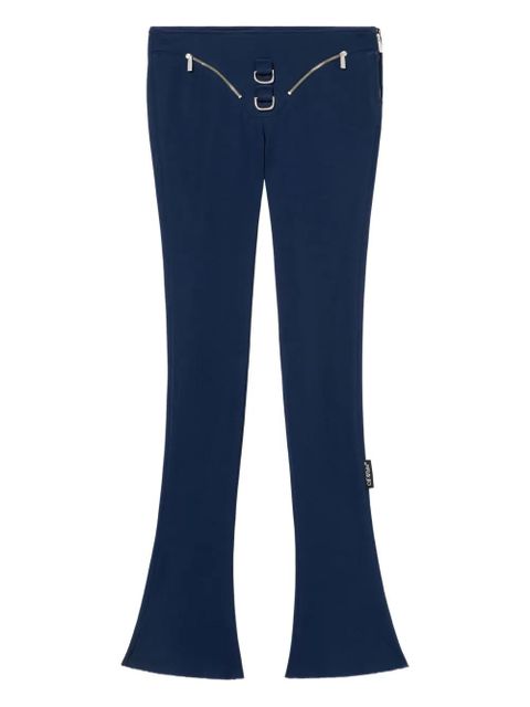 Off-White zip heavy jersey trousers - Blue - zdjęcie produktu nr 1