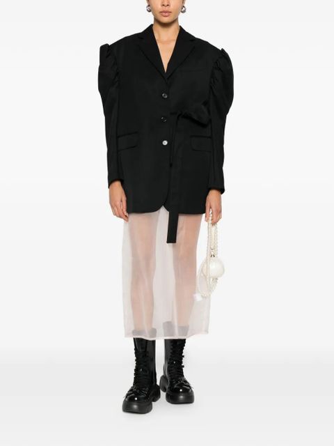 Simone Rocha bow cut-out blazer - Black - zdjęcie produktu nr 2