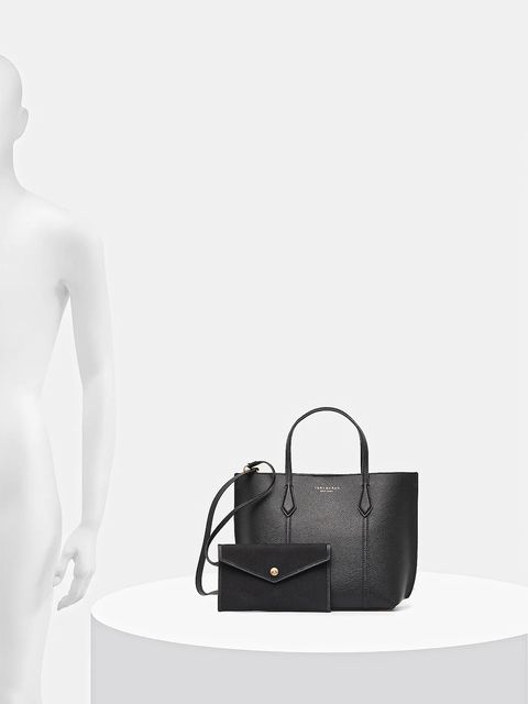 Tory Burch torebka skórzana Perry kolor czarny 174234-001
