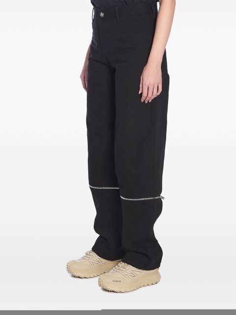 Moncler cotton baggy pants - Black