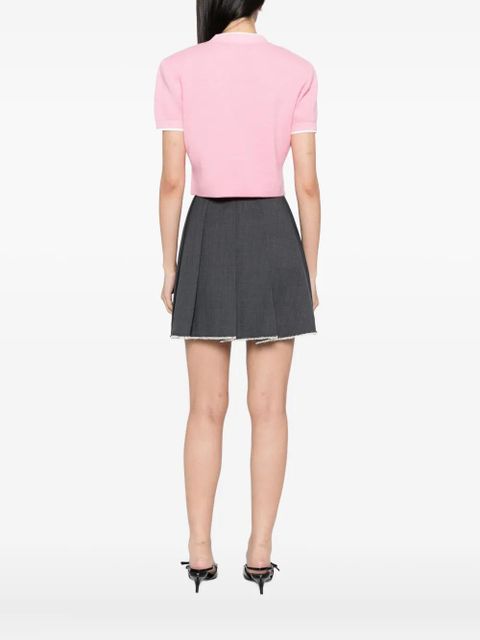 Self-Portrait crochet-flower knitted top - Pink - zdjęcie produktu nr 2