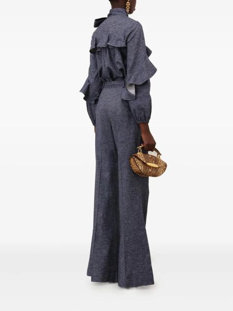 ZIMMERMANN Hypnotic blouse - Blue