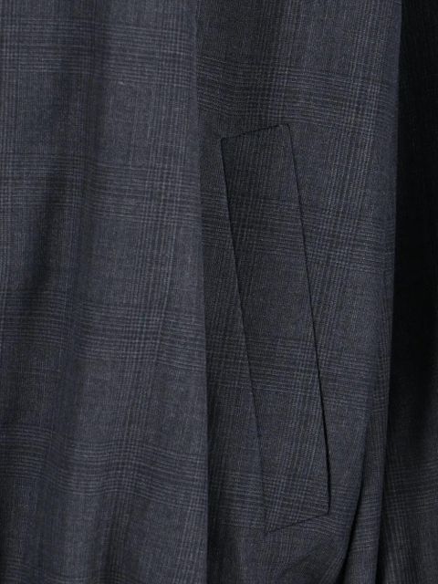 The Frankie Shop Baxter plaid zip jacket - Grey