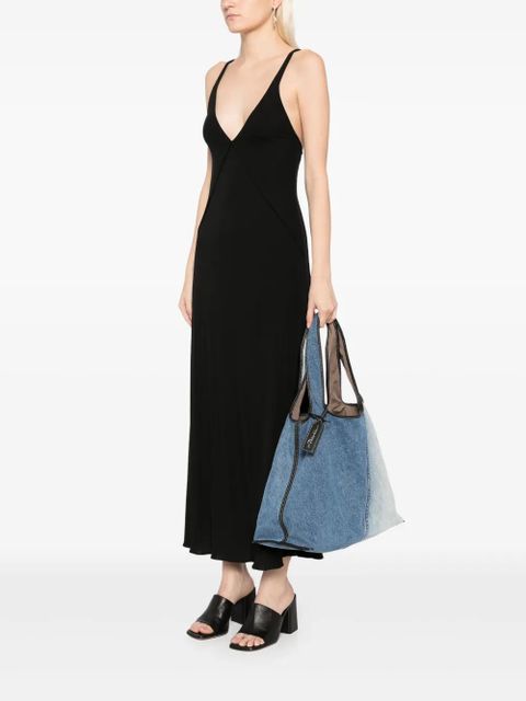 3.1 Phillip Lim Market denim tote bag - Blue - zdjęcie produktu nr 2